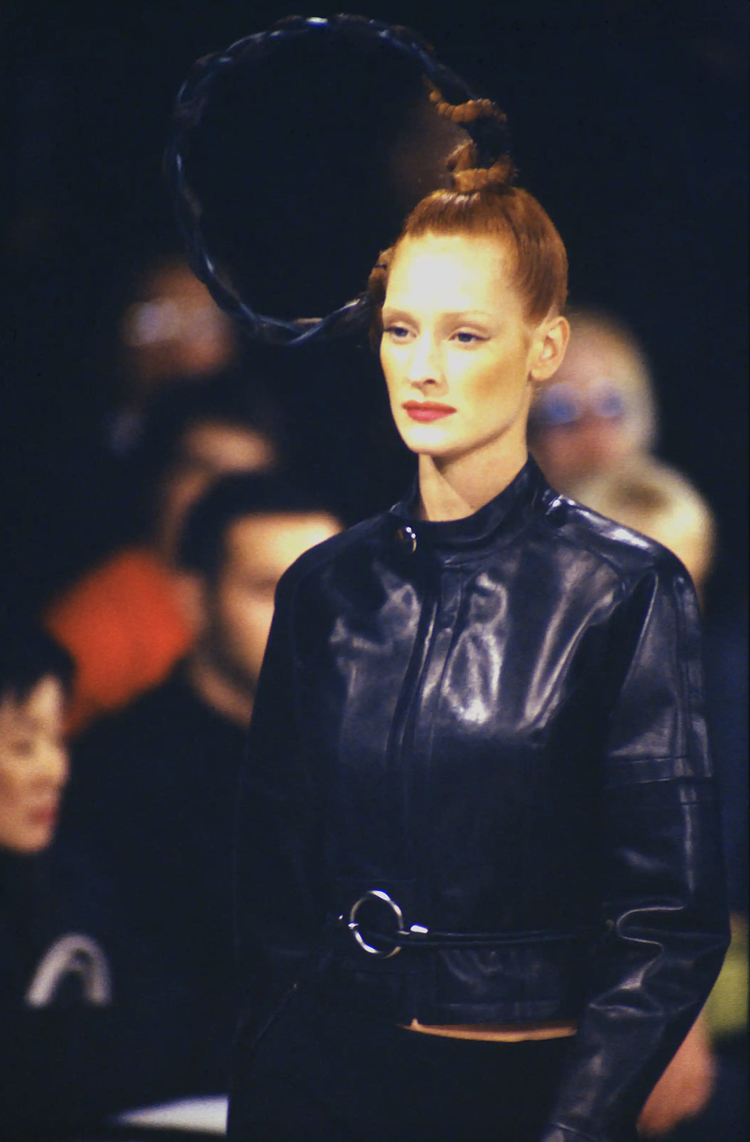 Dirk Bikkembergs FW 1996 Bungee Cord Wool Coat